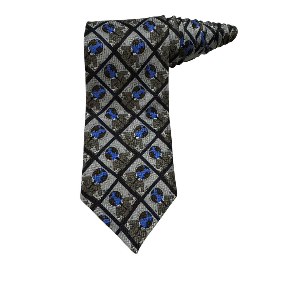 Zanzara Special Edition Playboy Archives Keith Haring Necktie 100% Silk Vintage